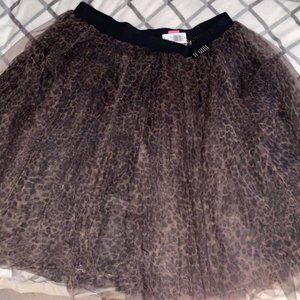 TORRID BETSEY JOHNSON LEOPARD TULLE SKIRT size 4